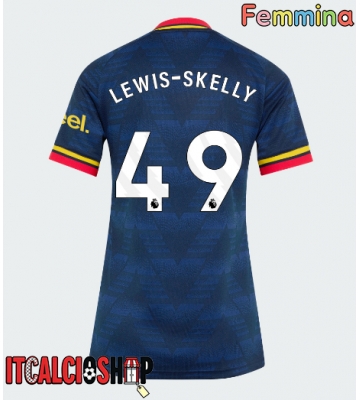 Arsenal Myles Lewis-Skelly #49 Seconda Maglia Femmina 2026-27 Manica Corta